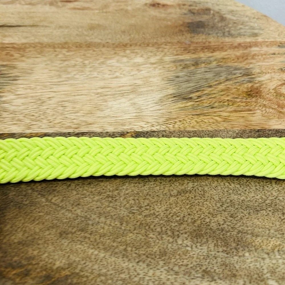Vineyard Vines Neon Yellow Woven Belt Youth Large 40